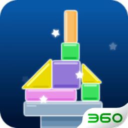 五彩几何塔手游