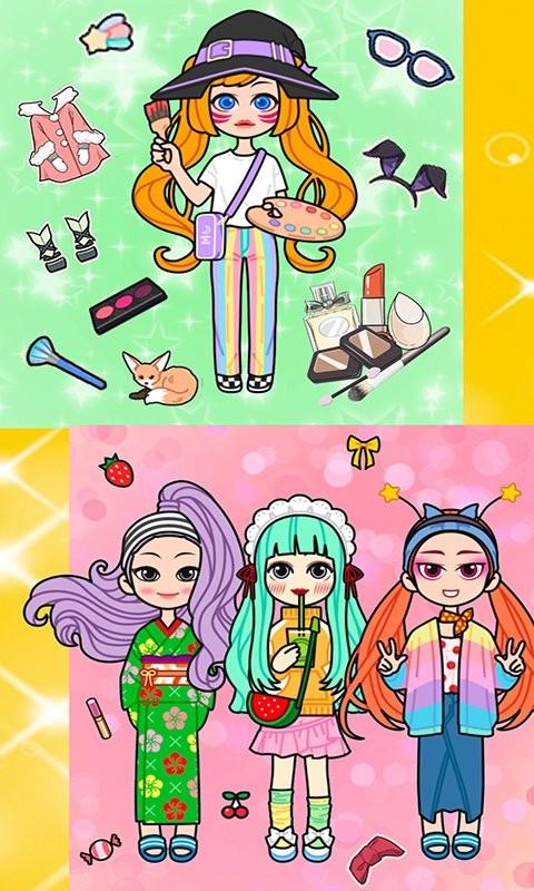 樱花彩虹少女化妆正式版