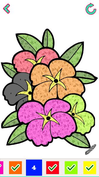 彩色图书着色游戏