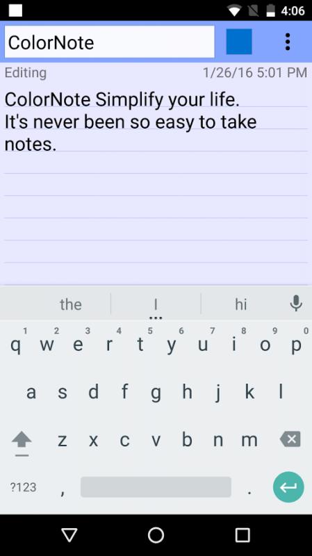 colornote彩色笔记手机版