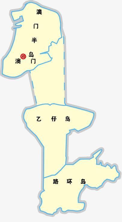 澳门地形图全图高清版