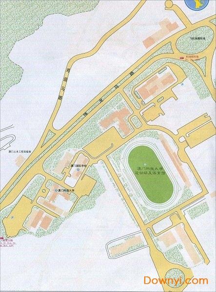 澳门科技大学地图 澳门科技大学