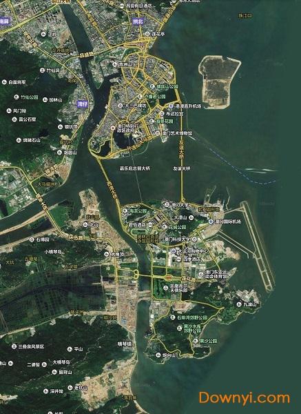 澳门卫星地图 澳门卫星地图全图