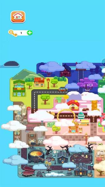 彩色像素小镇小游戏