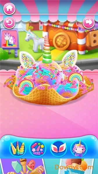 独角兽彩虹食物游戏