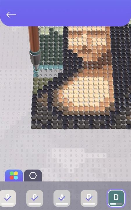 钻石彩绘asmr填色手游(1)