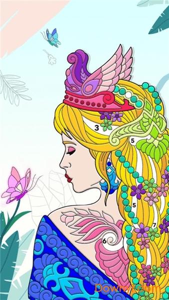 数字绘画彩色星球手游